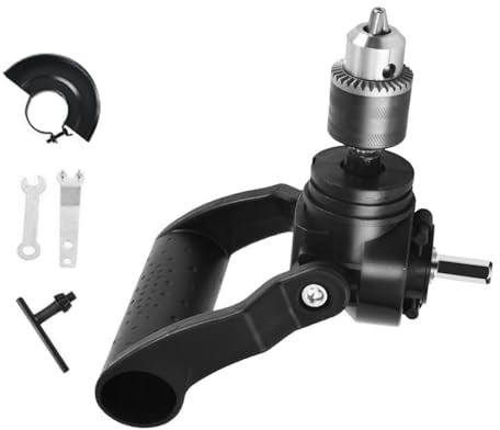 Right Angled Drill Chucks Adapter Antislip Multifunctional Drill Attachment Adapter Right Angled Drill Attachment Metal