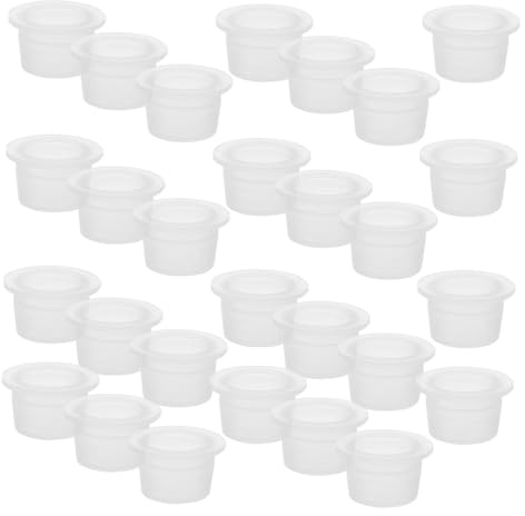 ARTSEWPLY Bouchons De Bouteille en Plastique Réutilisables 28 Dents 18 Mm Plastique Souple Joint D’étanchéité pour Salières Et Poivrières Usage Quotidien Et Voyage Lot de 200 Pièces