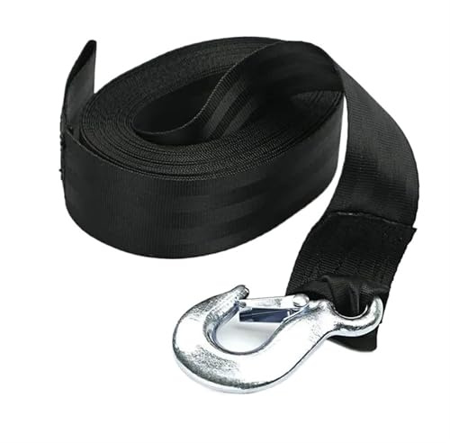 Corda Traino Auto Cavo di traino for auto da 2 tonnellate con ganci a U, in nylon ad alta resistenza luce riflettente for, camion, rimorchio, SUV(6m)