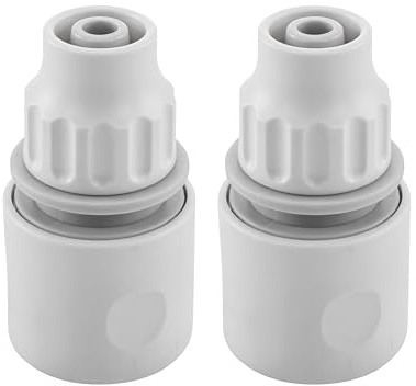 10mm Curly/Spiral Hose Replacement Connector/Window Cleaning Water Feed Pole Pack of 2,Compatible with All Quality Hose Connector Brands