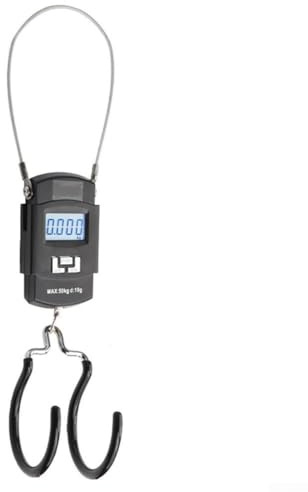 Caswynlife Pèse-personne numérique à suspendre pour vélo avec double crochet, balance électronique portable, pour mesurer le poids du vélo en kg, outil de cyclisme précis, pour cadres et composants