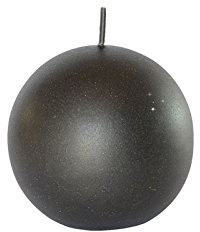Duni 4er Pck Kugelkerzen schwarz Ø 8 cm Brenndauer ca. 25 Std. 167187