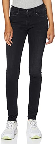 Kings of Indigo Christina Vaqueros Skinny, Negro (Black Rinse 6102), No Aplica (Talla del Fabricante: 26/32) para Mujer