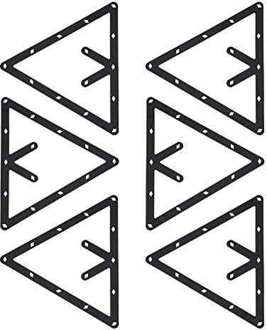 Billiard Ball Rack, Magic Ball Rack, Film Material for 8 Ball, 9 Ball and 10 Ball Pool Pool Halls Use Home Use