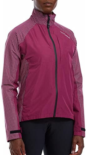 Altura Nightvision Storm Women's Waterproof Cycling Jacket with Reflective Technology - Pink - UK Size 10