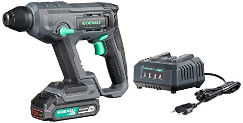 Amazon-Marke: Denali by SKIL, Bohrhammer-Set, 18 Volt (20 V max.), inklusive 2,0 Ah Lithium-Akku und Ladegerät, Grün