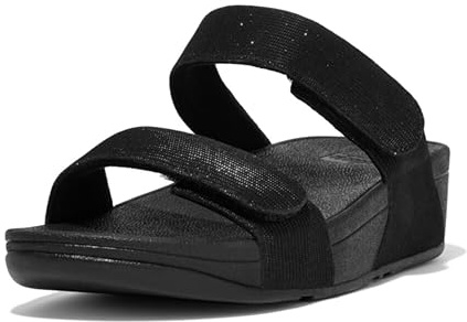 Fitflop Women's Lulu Adjustable Shimmerlux SlidesSlide Sandal