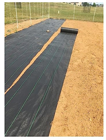Unkrautvlies Gartenvlies 40cm/60cm/100cm/120cm/150cm breit Unkrautschutz, Unkrautschutzstoff für Gewächshäuser, Gemüsegärten, Landschaften, Unkrautblock-Gartenmatte, Schwarz ( Color : WxL , Size : 0.4