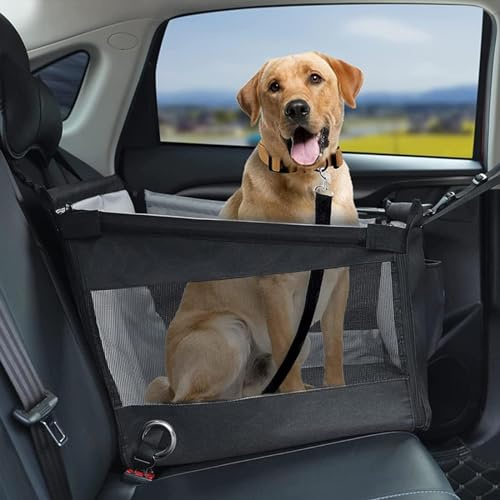 NIBHZ Car Boot Protector Dog Quilted with Side and Boot Sill Protection I Dog Blanket Car Boot Waterproof,Scratch-Resistant I Universal Boot Protection Mat for Dogs,Black
