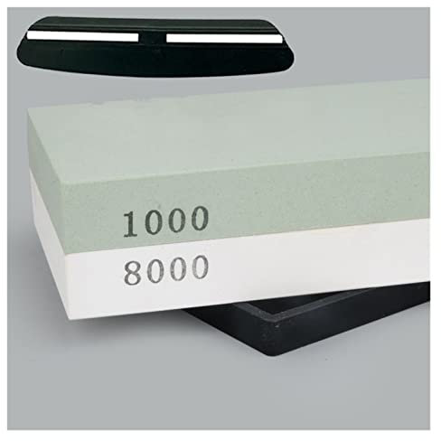 ISCBAFYX Affilacoltelli Professionale Pietra per affilare Pietre per affilare Pietra per affilare Pietra ad Acqua Cucina Grana 240 600 1000 3000 Doppia Faccia (Colore : 1000 8000 Set, Dimensioni : As
