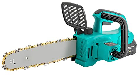 Batteridriven motorsåg 21 V borstlös sladdlös elektrisk kedjesåg batteridriven Solo 6200rpm kvalitetssvärd kedja Rushless batteri motorsåg