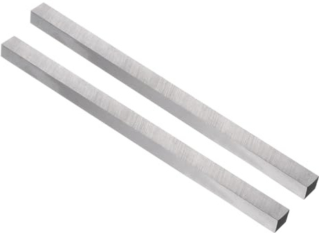 QUARKZMAN Drehmeißel 10mm x 12mm x 200mm, Quadratische Drehmeißel-Rohlinge, HSS (High-Speed-Stahl) Rechteckiger Fräser-Meißel-Rohling, 2 Stück
