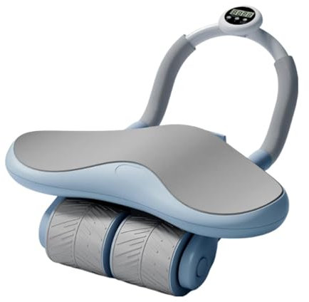 Bauchroller Bauchtrainer Rebound Geräuscharmes Bauchmuskelrad Core-Trainingsgerät Mit Timer, Geräuscharmes Trainingsgerät Für Anfänger Bauchmuskeltrainer