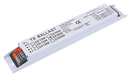 LPMPCZKZGF Balasto electrónico 220-240V AC 2x36W T8 Balastos de lámpara Fluorescente de Amplio Voltaje Drowship Lastre