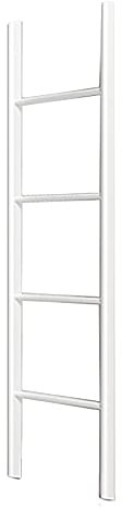 TMKDNNKG Scaletta per Letto a Castello a 4 gradini con Ganci, Scala per Letto a soppalco Alta 116/130 cm, scaletta Regolabile per Letto sospeso per Camper, cameretta per Bambini, carico 150 kg/330 li