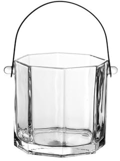 Eiskübel Glas-Eiskübel, kommerzieller Champagner-Eimer, Heimbar, kleiner Eis-Pellet-Eimer for Eiswürfel