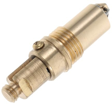 Lurrose Pop Up Drain Plug Core Replacement for Bathroom and Kitchen Sink Brass Spring Mechanism Pop Up Drain Stopper Fitting Easy Installation Basin Waste Replacement Part for Washbasins