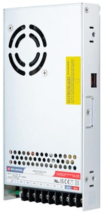 BTF-LIGHTING Fuente de Alimentación 300W 5V Aluminio Driver LED | AC100-240V a DC5V Transformador para Tira LED, Impresora 3D, Cámara CCTV, Sistema de Alarma, Radio, Proyecto