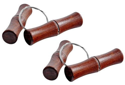 Ginddy Cheese Wire Cutter with Wooden Handles,2-Pack 60cm Extra Long Stainless Steel Cutting Wire for Clay, Cheese, Dough - Pottery Tool & Kitchen Slicer