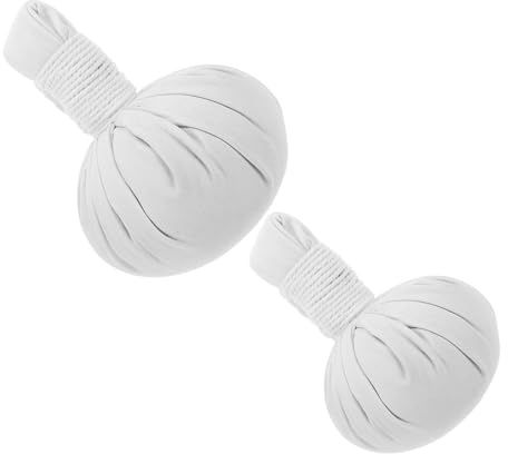 iplusmile 2 Palline da Massaggio alle Erbe, Palla Massaggiante in Stoffa di Cotone Manico, per Piedi e Articolazioni, Viaggio e Relax