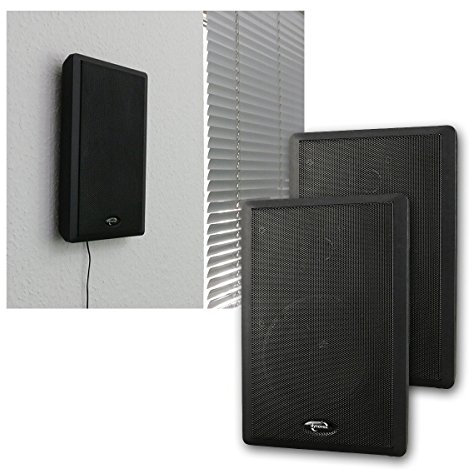 Dynavox Ws-502 Altavoces De Panel Plano (40 Vatios) Negro (Par)