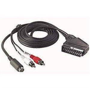 CAVO 1 SPINA SCART - 1 SPINA S-VHS 2 SPINE RCA 1.5 MT