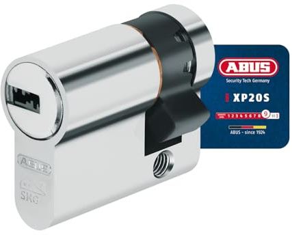 ABUS Profilzylinder XP20SN 10/45 inklusive Sicherungskarte & 3 Schlüsseln, 73712
