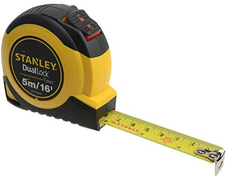 Stanley STHT36806-0 Dual Lock Tylon Pocket Tape 5m/16ft (Width 19mm), Multi