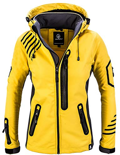 Rock Creek Softshelljacke Damen Outdoor Windbreaker D-402 | Wasserabweisende Übergangsbekleidung, funktionale Wanderjacke für Frauen, Camping, Freizeit und wechselhaftes Wetter