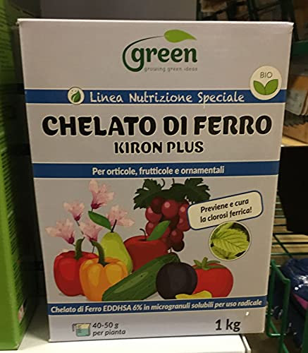 CONCIME riverdente CHELATO di Ferro Ingiallimento Foglia KIRON Plus 1 kg Green