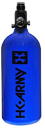 HK Army 48ci/3000psi Aluminum Compressed Air HPA Tank - Refillable High Pressure System for Paintball & Airsoft Gear - Blue