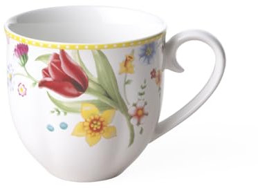 Villeroy & Boch – Spring Awakening Lot De 2 Gobelets Avec Anse, Garanti Lave-Vaisselle, Compatible Micro-Ondes, Mug, Tasse À Café, Décorations De Pâques, Déco De Pâques, Porcelaine, Multicolore
