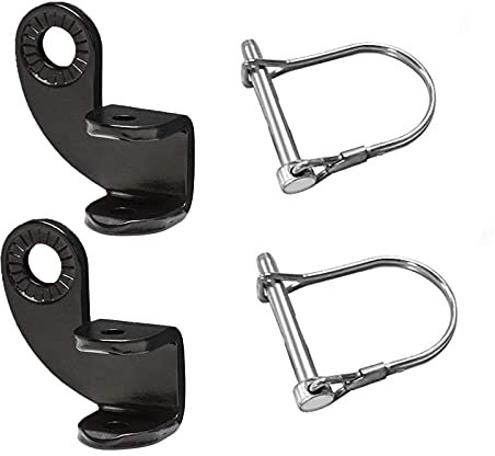 Fahrrad Kupplung Fahrradkupplung Adapter Fahrrad Anhängerkupplung Fahrradanhänger Kupplung Universal Fahrradanhänger Haken Koppler Fahrradzubehör für Kinderwagen Haustierautos Fahrradtrage 2 Stücke