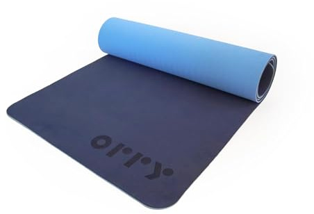 ORRY TPE Yoga-Matte - 72'' x 24 - 6 mm Dicke - Anti-Rutsch (zweifarbig)
