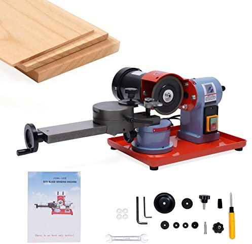 NaMaSyo Sägeblattschärfgeräte 250W Sägeblatt Schärfgerät Kreissägeblatt Schärfmaschine Schärfgerät für 80-700mm Sägeblätter von Kunststoff Holz Aluminiumlegierung
