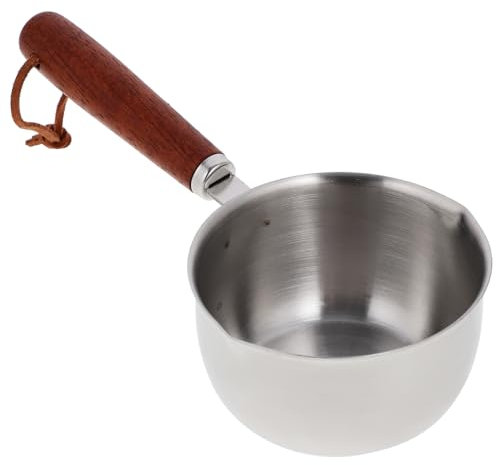 COLLBATH Kleiner Edelstahl Kochtopf Mit Ausgießer Präziser Soßen Öl-portionierer Vielseitiger Herd Induktionsherd-topf Für Homeskitchen Sicher Und Langlebig