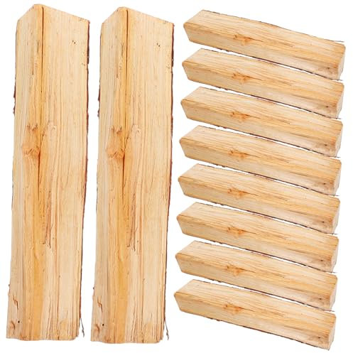 VINTORKY 10pezzi Tronchi Decorativi per Caminetti e Decorazioni Interni Atmosfera Accogliente e Rustica per Eventi e Feste all Aperto