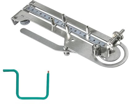 Tragbarer Drahtbieger, Edelstahl, universelle elektrische Drahtbiegevorrichtung, maximale 16,4 mm Kabel, für elektrische Schalttafel, Drahtverbindung, Steckplatine Jumper Drähte Biegen