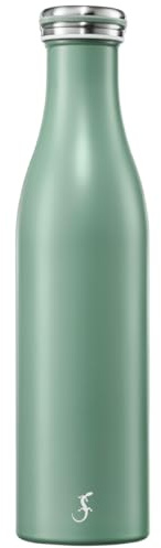 LURCH Isolierflasche aus Edelstahl 0,75 l in Dark Salvia – Die perfekte Trinkflasche für unterwegs