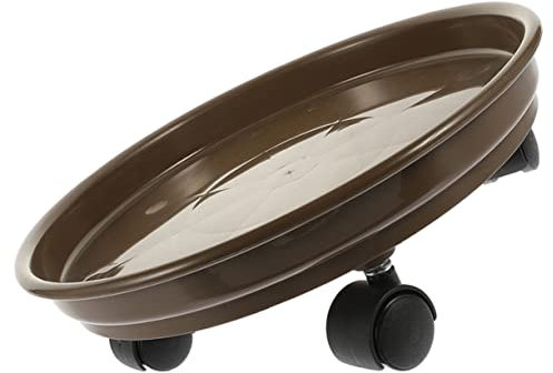 Toddmomy Para Con Ruedas Soporte Móvil Redondo para Bandeja De Jardinería Base con Ruedas para Diámetro