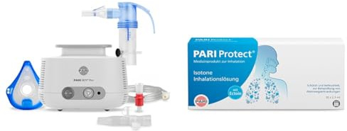 Bundle aus PARI BOY Pro Inhalationsgerät Erwachsene und Kinder + Pari ProtECT Inhalationslösung 077G6000, 20 x 2,5 ml