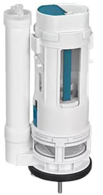 Válvula de drenaje de inodoro de doble botón, botones de descarga de inodoro de doble descarga de ahorro de agua, kit de repuesto de válvula de drenaje de una pieza para tanque de cisterna ideal (21