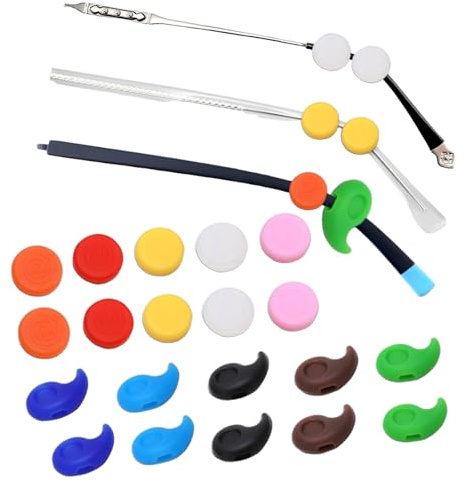 Glasses Ear Grips, 10 Pairs Anti Slip Glasses Grips Behind Ears Silicone Stop Spectacles Slipping Down Nose Multicolored Ear Hooks Accessories for Eyeglass Sunglasses