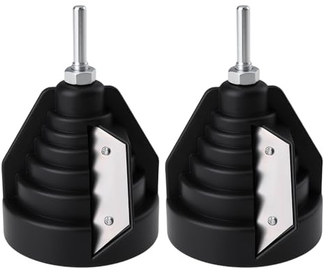 VGOL 2 Stück PE-Rohr-Entgrater Anfasen mit Bohrer für 20–63 Mm Rohr 7,5 X 7,3 Cm