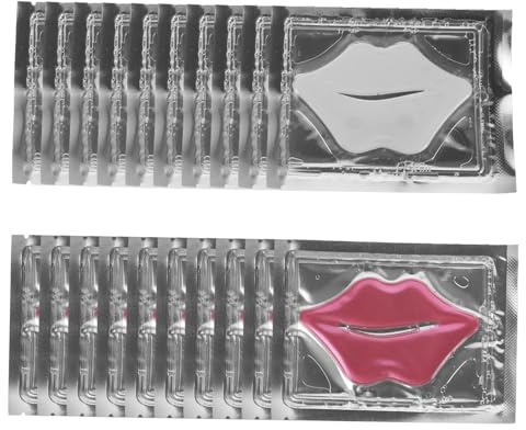 Homoyoyo 20 pezzi Maschera Labbra Collagene Idratante e Rivitalizzante Patch Gel per Labbra Secche e Screpolate Riduce Rughe Nutriente Profonda