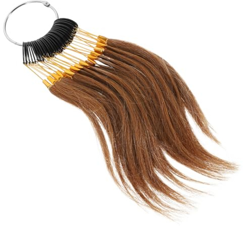 Tofficu Échantillons de Mèches de Cheveux Humains Facile à Transporter Lot de 30 Texture Confortable pour Test de Couleur pour Salons de Coiffure et Formation en Coloration
