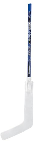 Franklin Sports NHL Power Force Kids Outdoor Hockey Stick - 48 Inch Junior Right Handed Stick for Street + Roller Hockey - Durable Wood Shaft + ABS Blade - Righty - Assorted Colors
