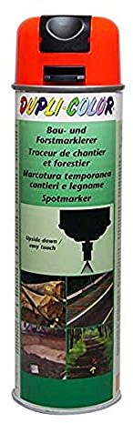 Dupli-Color 660245 Markierungsspray, 500 ml, Straßengelb
