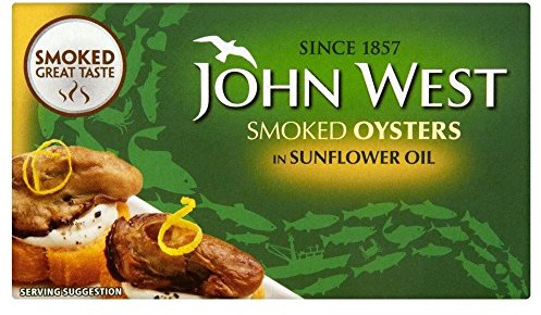 John West Ostriche Affumicate In Olio Di Girasole (85g) (Confezione da 2)
