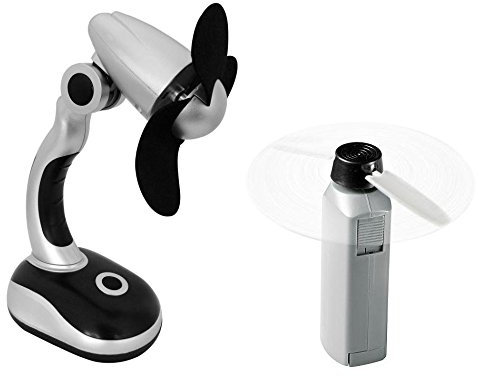 Set da Mini Ventilatore da tavolo e tasche ventilatore | Ventilatore a mano